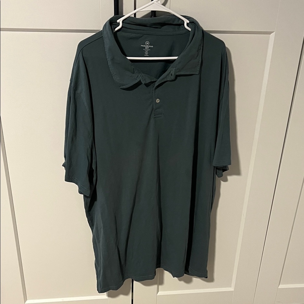 Essentials Dark Green Men's Polo Shirt